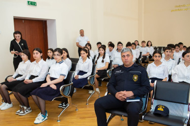 Binəqədi rayonu 179 nömrəli tam orta məktəbdə "Narkotiksiz gələcək naminə!” mövzusunda növbəti maarifləndirici tədbir  26.04.2024