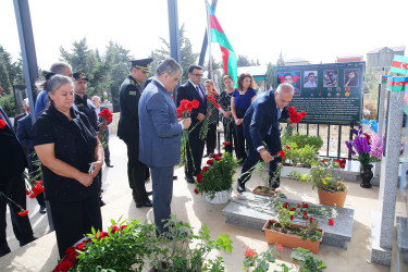 27 Sentyabr - “Anım Günü” ilə əlaqədar Binəqədi rayonunda şəhidlərimizin əziz xatirəsinin böyük ehtiramla yad edilməsi