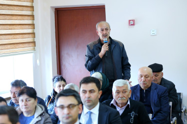 19 fevral 2026-cı il tarixində Binəqədi Rayon İcra Hakimiyyətinin başçısı Elxan Allahverdiyevin M.Ə.Rəsulzadə qəsəbə sakinləri ilə səyyar qəbulu