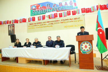 Binəqədi rayonu 333 nömrəli tam orta məktəbdə "Narkotiksiz gələcək naminə!” mövzusunda növbəti maarifləndirici tədbir 17.04.2025