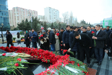 26 fevral 2026-cı il tarixində Xocalı soyqırımının 34-cü ildönümü ilə əlaqədar “Ana harayı” abidəsinin ziyarəti