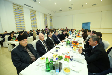 12 mart 2026-cı il tarixində Binəqədi Rayon İcra Hakimiyyəti tərəfindən müqəddəs Ramazan ayı münasibətilə iftar süfrəsi