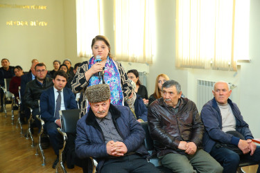 17 aprel 2025-ci il tarixində Binəqədi Rayon İcra Hakimiyyətinin başçısı Elxan Allahverdiyevin M.Ə.Rəsulzadə qəsəbə sakinləri ilə səyyar qəbulu