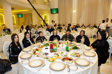 Binəqədi Rayon İcra Hakimiyyəti tərəfindən müqəddəs Ramazan ayı münasibətilə iftar süfrəsinin təşkili 17.03.2025