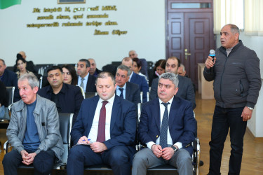 24 fevral 2026-cı il tarixində Binəqədi Rayon İcra Hakimiyyətinin başçısı Elxan Allahverdiyevin 8-ci mikrorayon sakinləri ilə səyyar qəbulu