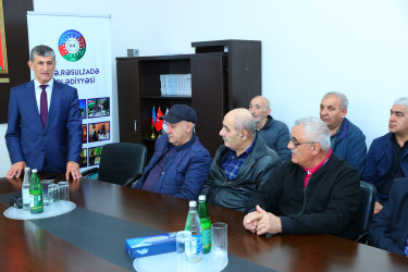27 aprel 2026-cı il tarixində Binəqədi rayonunda Çernobıl faciəsinin 40-cı ildönümü münasibətilə Çernobıl əlilləri ilə görüş