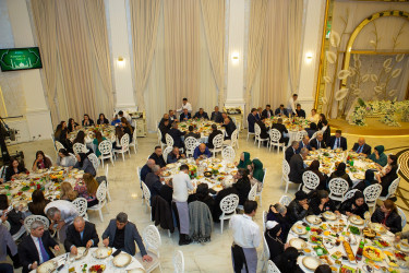 Binəqədi Rayon İcra Hakimiyyəti tərəfindən müqəddəs Ramazan ayı münasibətilə iftar süfrəsinin təşkili 17.03.2025