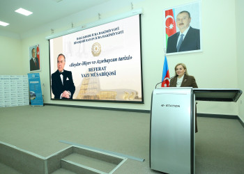 13 aprel 2026-cı il tarixində“Şəhərsalma və Memarlıq İli” çərçivəsində xalqımızın ümmumilli lideri Heydər Əliyevin əziz xatirəsinə həsr olunmuş “Heydər Əliyev və Azərbaycan tarixi” mövzusunda elmi-praktik konfransın rayon mərhələsi
