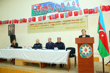Binəqədi rayonu 333 nömrəli tam orta məktəbdə "Narkotiksiz gələcək naminə!” mövzusunda növbəti maarifləndirici tədbir 17.04.2025