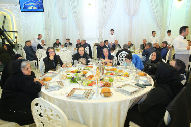 Binəqədi Rayon İcra Hakimiyyəti tərəfindən Ramazan ayı münasibətilə iftar süfrəsinin təşkilatı 06.04.2024