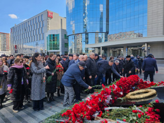 26 fevral 2024-cü il tarixində Xocalı soyqırımının 32-ci ildönümü ilə əlaqədar Xocalı soyqırımı qurbanlarının xatirəsinə ucaldılmış “Ana harayı” abidəsini ziyarət i