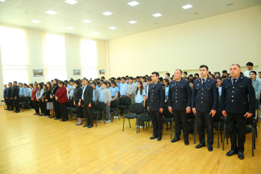 Binəqədi rayonu 333 nömrəli tam orta məktəbdə "Narkotiksiz gələcək naminə!” mövzusunda növbəti maarifləndirici tədbir 17.04.2025