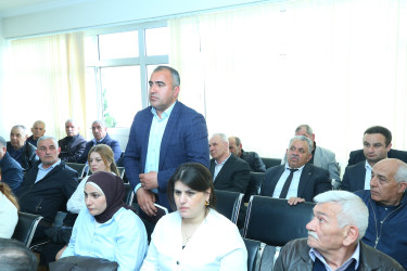 16 aprel 2026-cı il tarixində Binəqədi Rayon İcra Hakimiyyətinin başçısı Elxan Allahverdiyevin M.Ə.Rəsulzadə qəsəbə sakinləri ilə səyyar qəbulu