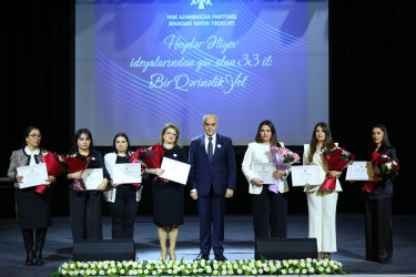 06 mart 2026-cı il tarixində Yeni Azərbaycan Partiyası Binəqədi rayon təşkilatının yaradılmasının 33-cü ildönümünə və 8 Mart Beynəlxalq Qadınlar Gününə həsr olunmuş tədbir