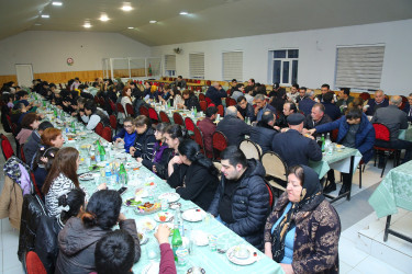 Binəqədi qəsəbə bələdiyyəsinin təşkilatçılığı ilə rayonun Binəqədi qəsəbəsində iftar süfrəsi  05.04.2024