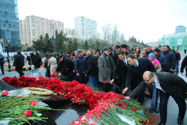 26 fevral 2026-cı il tarixində Xocalı soyqırımının 34-cü ildönümü ilə əlaqədar “Ana harayı” abidəsinin ziyarəti