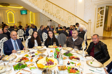 Binəqədi Rayon İcra Hakimiyyəti tərəfindən müqəddəs Ramazan ayı münasibətilə iftar süfrəsinin təşkili 17.03.2025