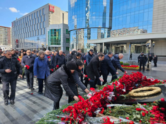 26 fevral 2024-cü il tarixində Xocalı soyqırımının 32-ci ildönümü ilə əlaqədar Xocalı soyqırımı qurbanlarının xatirəsinə ucaldılmış “Ana harayı” abidəsini ziyarət i