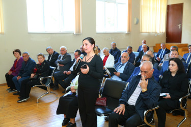 24 aprel 2025-ci il tarixində Binəqədi Rayon İcra Hakimiyyətinin başçısı Elxan Allahverdiyevin 6-cı mikrorayon sakinləri ilə səyyar qəbulu