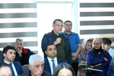 08 oktyabr 2026-cı il tarixində Binəqədi Rayon İcra Hakimiyyətinin başçısı Elxan Allahverdiyevin 7-ci mikrorayon sakinləri ilə səyyar qəbulu